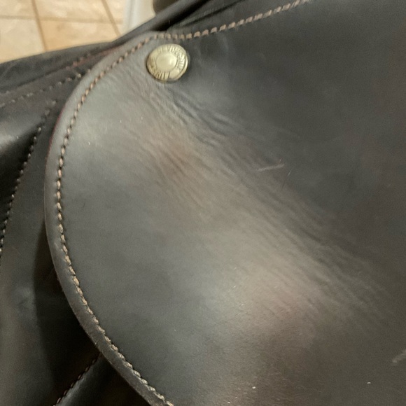 Devoucoux Chiberta Saddle 17.5 inch seat, 2013, cover and two girths, rich brown - Picture 11 of 16